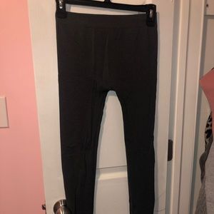 Dark grey spandex leggings